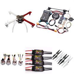 Дрон-комплект F450 с PIXHAWK 2.4.8, Ardupilot, телеметрия 100мВт, BLHeli 20A, моторы 2212, шасси