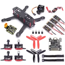 Квадрокоптер QAV250 250мм FPV с моторами 2205 2300KV, F4, ESC 30A, камерой 1200TVL
