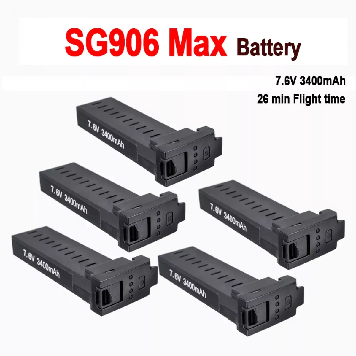 Аккумулятор для дрона ZLL SG906 Max 7.6В 3400мАч Аккумулятор для дрона ZLL SG906 Max 7.6В 3400мАч
