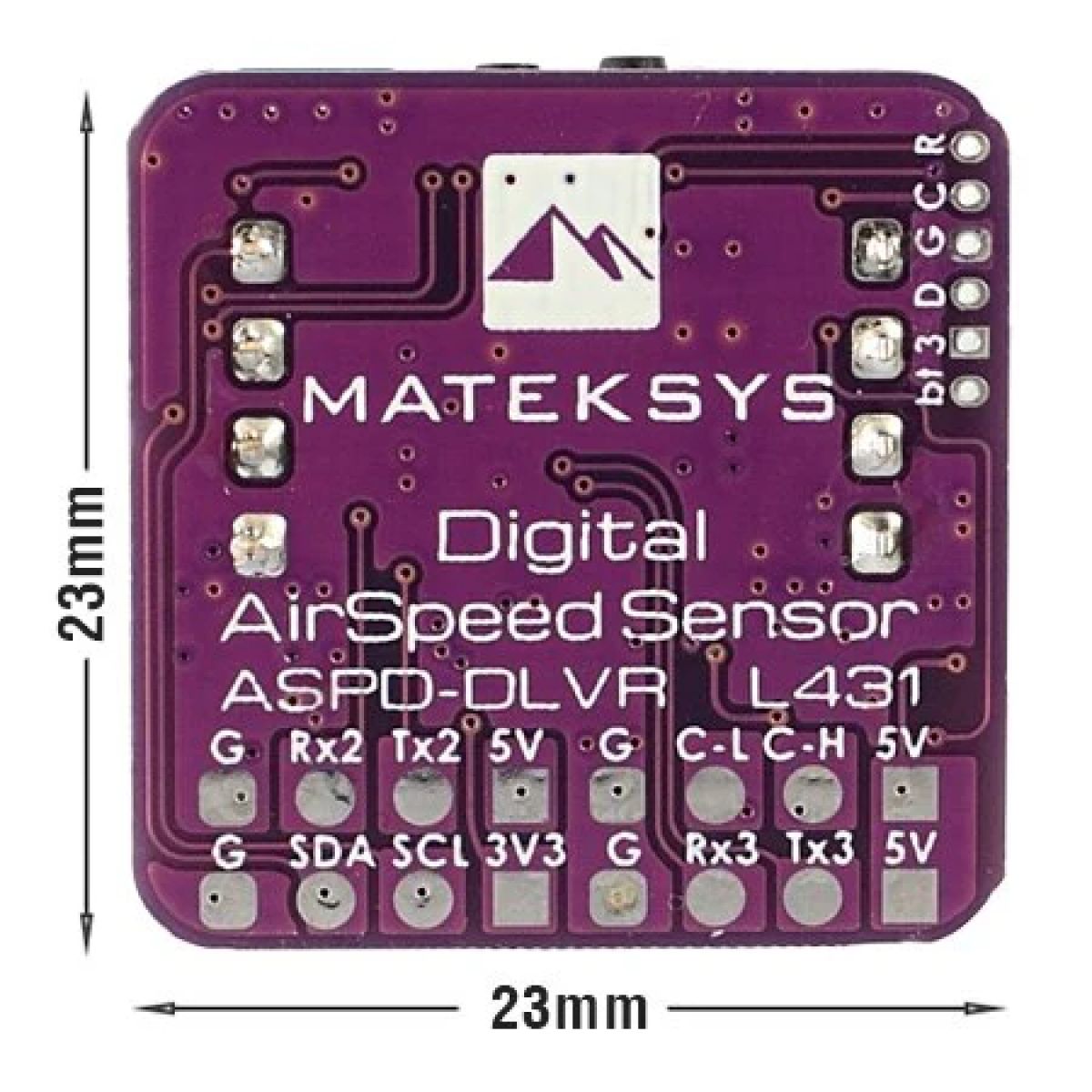 Цифровой датчик воздушной скорости MATEK Mateksys ASPD-DLVR Цифровой датчик воздушной скорости MATEK Mateksys ASPD-DLVR