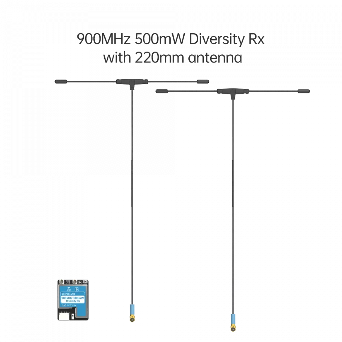 iFlight ExpressLRS ELRS Приёмник Diversity 900МГц 500мВт / 2.4ГГц 250мВт True Diversity для FPV iFlight ExpressLRS ELRS Приёмник Diversity 900МГц 500мВт / 2.4ГГц 250мВт True Diversity для FPV